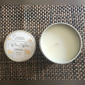 Library of Flowers - "Willow and Water Luminary"